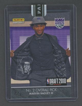 2018 Panini Instant Marvin Bagley Iii Rc Rookie /25