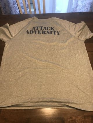 Notre Dame Football 2018 Attack Adversity Team Issued Shirt 2xl 2