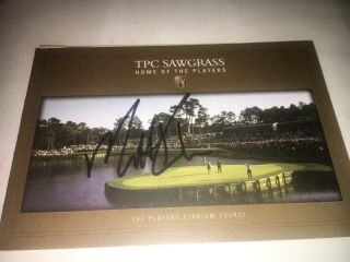 Matt Kucher 2012 The Players Signed Tpc Sawgrass Scorecard