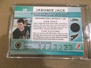 2004 Jaromir Jagr Hockey Washington Capitals etopps card 2