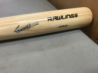 Vladimir Guerrero Jr.  Toronto Blue Jays Signed Rawlings Blonde Bat Jsa Wp407649