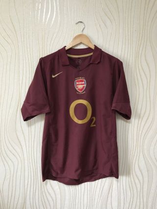 Arsenal 2005 2006 Away Football Shirt Soccer Jersey Nike Highbury