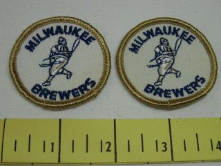 Milwaukee Brewers Vintage Patches Two Inch 1970 