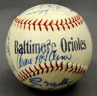 1959 Baltimore Orioles Team Signed Ball W 29 Signatures Orioles Ball (evans)