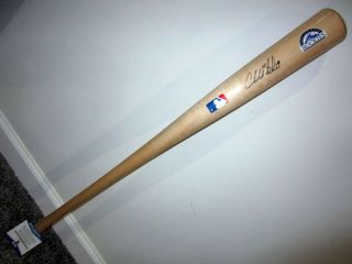 Charlie Blackmon Colorado Rockies Signed Autographed Baseball Bat W/ Bas