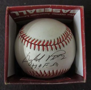 Gaylord Perry Signed Auto Autograph Oalb Baseball Jsa Sticker Bl521