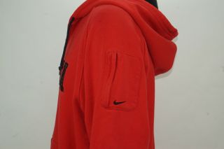 Men ' s Team Nike Georgia Bulldogs Track Jacket Hood Red Large UGA Hoodie 4