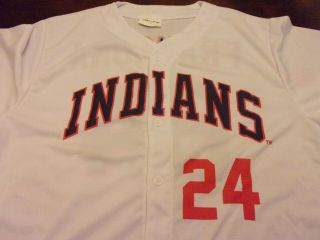 Cleveland Indians Terry Francona mens xl Match up MLB jersey give away 2