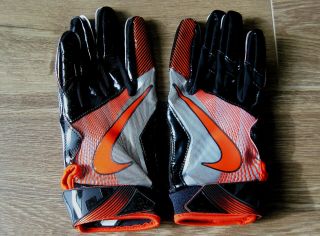 Oregon State Beavers Non Game Nike Black Fb Gloves W/orange Swoosh - 2xl