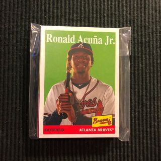 2019 Topps Archives Atlanta Braves Team Set 17 Cards Ronald Acuna Jr,