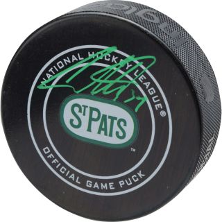 Auston Matthews Toronto Maple Leafs Signed Toronto St.  Pats Official Game Puck