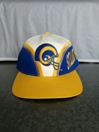 Vintage St.  Louis / Los Angeles Rams Official Nfl Embroidered Hat Snapback