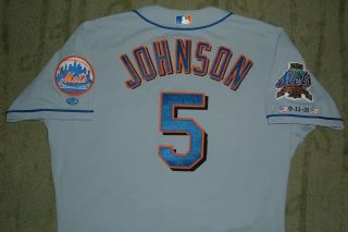 York Mets Mark Johnson Game Worn Jersey (hanshin Tigers Pirates)