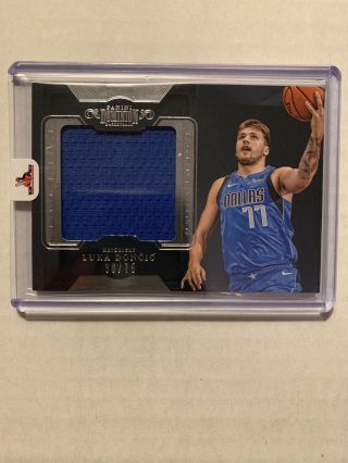 2018 - 19 Panini Dominion Luka Doncic Jersey Patch /75 Rookie Rc