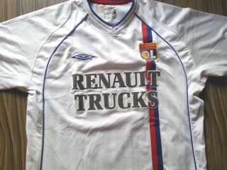 2003 2004 Olympique Lyon Football Soccer Shirt Jersey Juninho Essien Er Renault