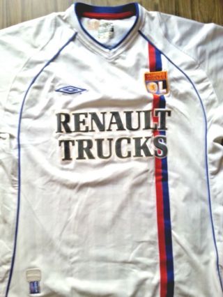 2003 2004 Olympique Lyon Football Soccer Shirt Jersey Juninho Essien Er Renault 5