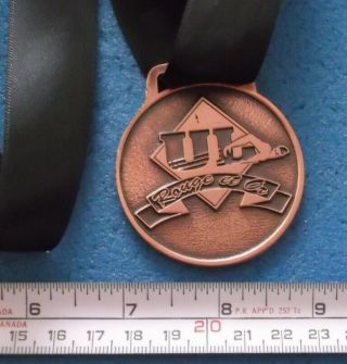 Club Natation UniversitÉ Laval Quebec University Swimming Bronze Tone Medal D447