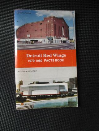1979 - 80 Detroit Red Wings Media Guide Facts Book