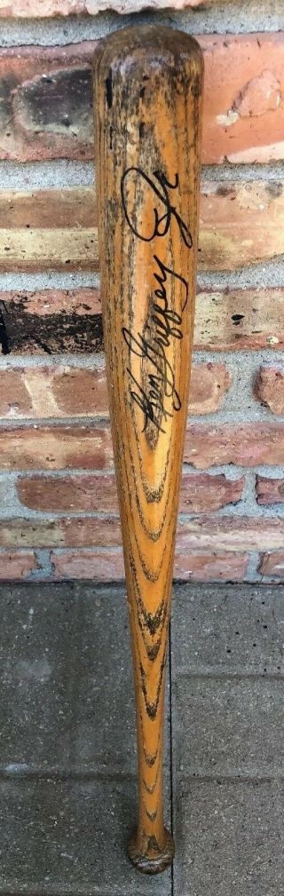 Vintage Ken Griffey Jr.  Signed Wood Tee Ball Bat Louisville Slugger K125tb
