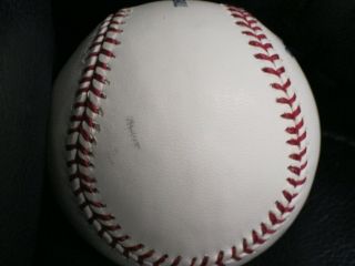 Hank Aaron Autographed Baseball PSA Certified 4