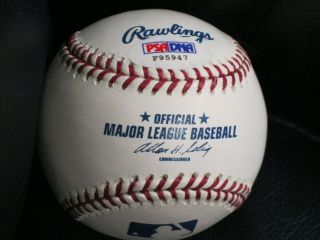 Hank Aaron Autographed Baseball PSA Certified 6