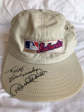 Derek Jeter Autographed Hat Cap Era York Yankees Inscribed