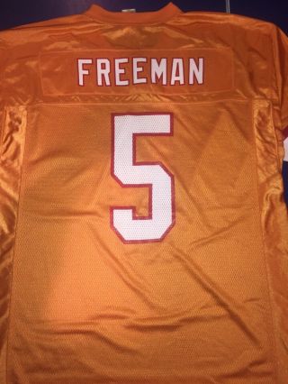 Reebok Nfl Jersey Tampa Bay Buccaneers Josh Freeman Orange Throwback Sz Large
