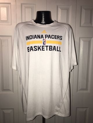 Paul George Indiana Pacers Adidas Climalite Game Team Issued Warm Up Shirt