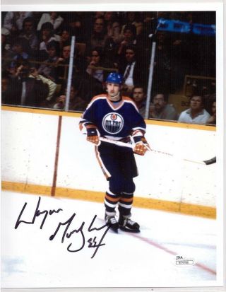 Wayne Gretzky Signed Edmonton Oilers 8x10 Photo Jsa Autograph Authentication