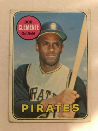 Roberto Clemente 1969 Topps 50 Good Pittsburgh Pirates L87