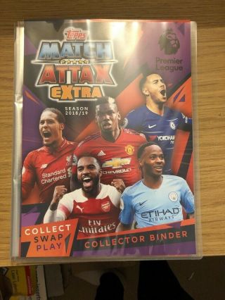 Match Attax Extra 2018/19 Full Set Of All 161 Cards In Binder,  Limited
