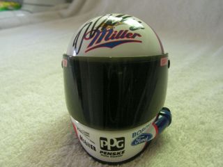 Rusty Wallace Signed Mini 1/4 Scale Racing Helmet Daytona 500 Nascar Winston Cup
