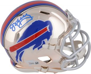 Jim Kelly Buffalo Bills Autographed Riddell Chrome Alternate Speed Mini Helmet