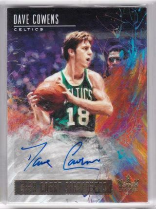 2018 - 19 Dave Cowens /49 Panini Court Kings High Court Signatures Auto