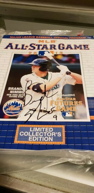 Brandon Nimmo Autograph 2013 All Star Program