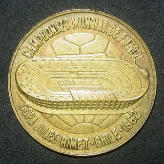 Rare Football Soccer World Cup Chile 1962 Participation Medal