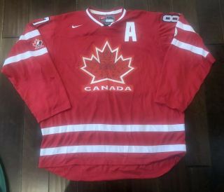 Sidney Crosby 2010 Olympics Team Canada Nike Road Red Hockey Jersey Mens 2xl