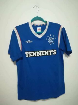 Glasgow Rangers Fc Home Football Soccer Shirt Jersey 2011/2012 Umbro M