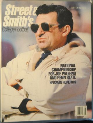 1987 Street & Smiths College Football Yearbook - Penn St Nittany Lions Joe Paterno