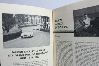 Sebring International Grand Prix of Endurance Noon to Midnight Race 1952 Program 6