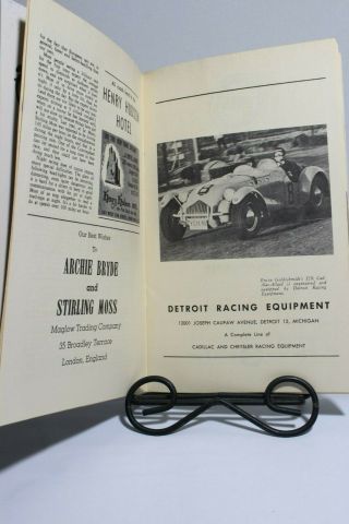 Sebring International Grand Prix of Endurance Noon to Midnight Race 1952 Program 7