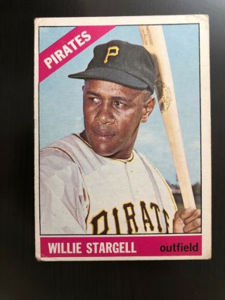 1966 Topps Willie Stargell Pittsburgh Pirates 255 Baseball Card