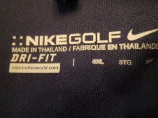 Nike Blue Dri - Fit 1/4 Zip WVU West Virginia Team Issue Big 12 Golf Men’s Sz 3XL 2