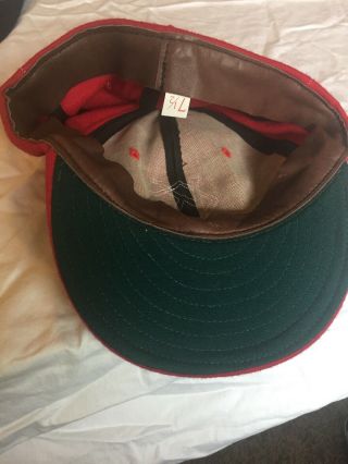 Vintage Kansas City Monarchs Wool Negro League Hat.  Fitted. 3