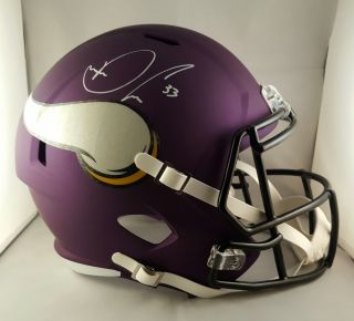 Dalvin Cook Autographed Signed Full Size Speed Helmet Minnesota Vikings Jsa