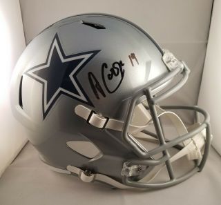 Amari Cooper Autographed Signed Full Size Speed Helmet Dallas Cowboys Beckett