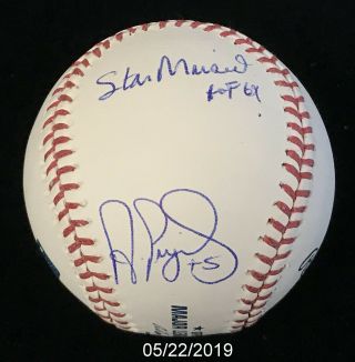 Jsa Certified Albert Pujols Autographed Baseball