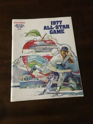 1977 Major League Baseball All - Star Game Program @ York Yankee Stadium