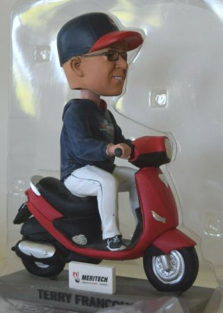 Cleveland Indians Terry Francona Scooter Bobblehead BRAND 2
