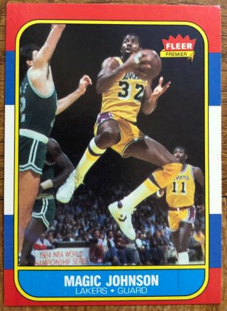 1986 - 1987 Fleer Basketball Complete Sticker Card Set 143/144 Michael Jordan NM, 10